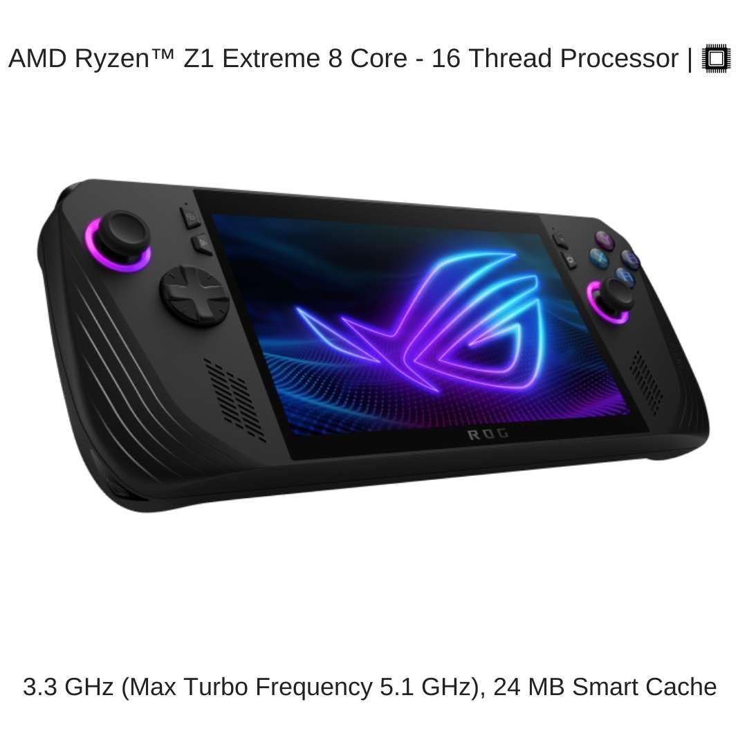 ASUS ROG Ally X – Handheld Gaming Power (1TB) - أسوس روج آلي إكس – قوة الألعاب المحمولة (1 تيرابايت)